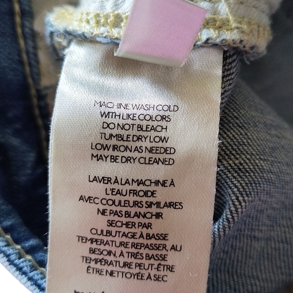 Anthropologie Pilcro Button Fly Faded Blue Denim Shortie Shorts Size 27 - Picture 11 of 11